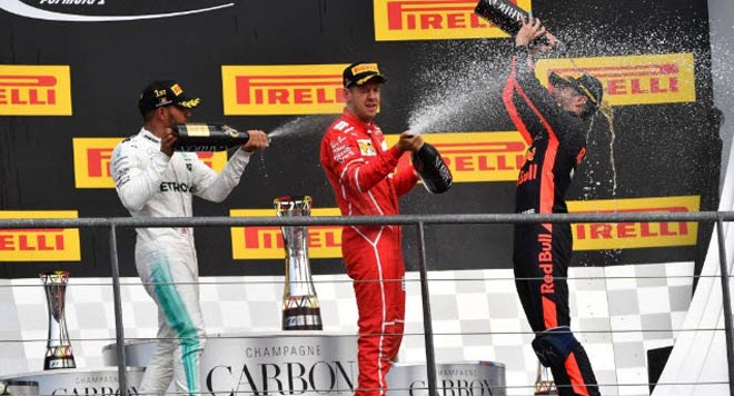 Đua xe F1, Belgian GP: Cảm xúc cuộc đấu Hamilton - Vettel - 7