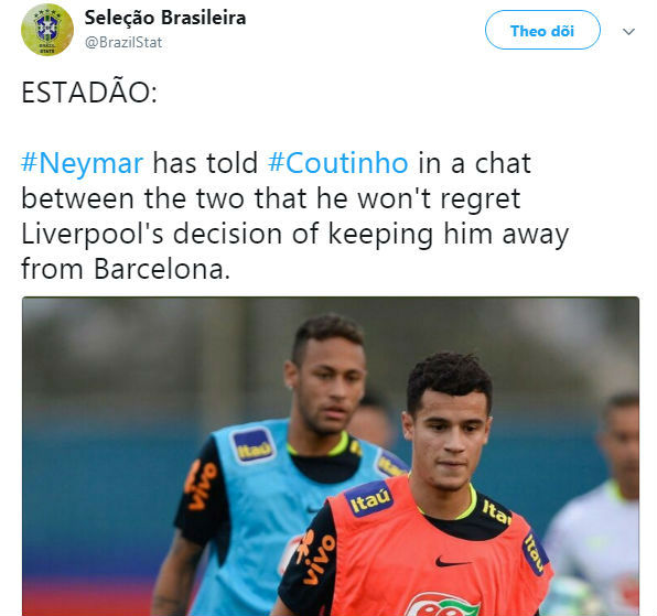 Barcelona chốt “bom tấn” Coutinho 148 triệu bảng: Neymar bất ngờ phá đám - 1