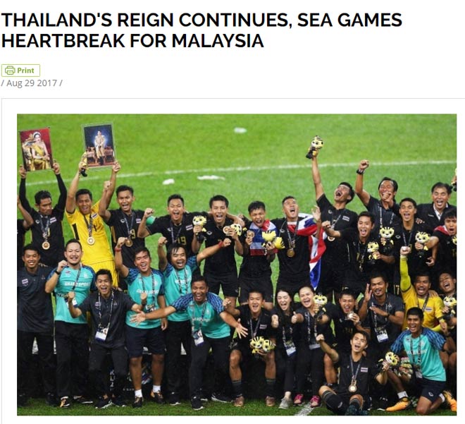 Báo chí thế giới: Quyền uy &#34;vua SEA Games&#34; Thái Lan, đau đớn Malaysia - 1