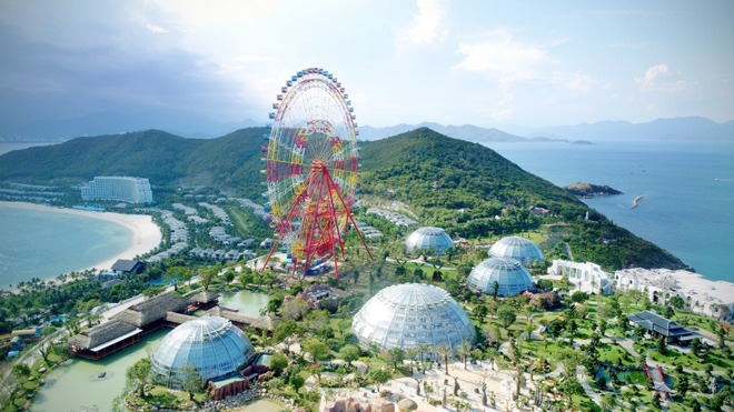 “Bánh xe bầu trời” - kỷ lục mới tại Vinpearl Land Nha Trang - 1