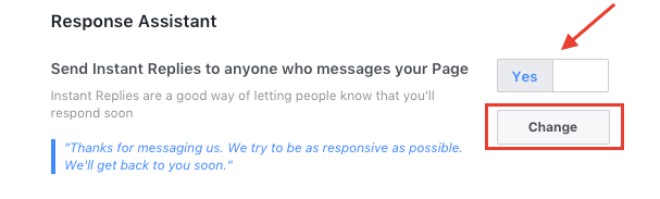 Kích hoạt tính năng tự động trả lời trên Facebook Messenger - 4