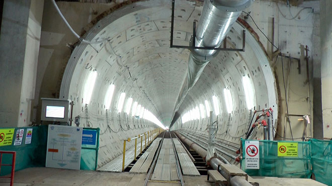 “Quái vật” đã xuyên hàng trăm mét dưới lòng đất ở Sài Gòn để thi công metro - 1