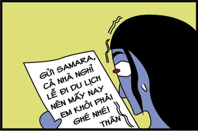 Truyện tranh: Khi &#34;hồn ma dưới giếng&#34; Samara quên nghỉ lễ - 6