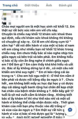 &#34;Luồn tay&#34; vào áo nữ sinh khi khám sức khỏe: Bác sĩ nói gì? - 2