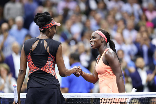 Clip hot US Open: "Tiểu Serena" lên lưới lốp bóng, Venus vỡ mộng vô địch - 2