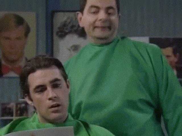 Khi Mr Bean làm thợ cắt tóc