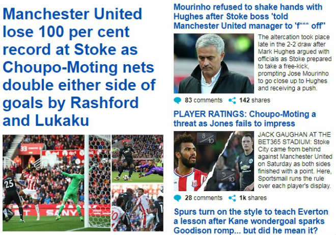 Báo chí Anh: SAO “0 đồng” hạ MU, Mourinho bị chê khiếm nhã - 1