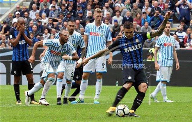 Inter Milan - SPAL: Song tấu &#34;sát thủ&#34; Icardi - Perisic - 1