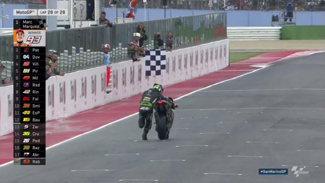 Đua xe MotoGP: &#34;Hoàng tử&#34; thống trị, hài hước cảnh dắt xe về đích - 4