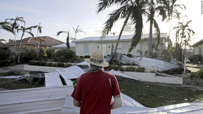 Florida tan hoang xơ xác sau khi siêu bão Irma càn quét - 3