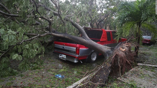 Florida tan hoang xơ xác sau khi siêu bão Irma càn quét - 12