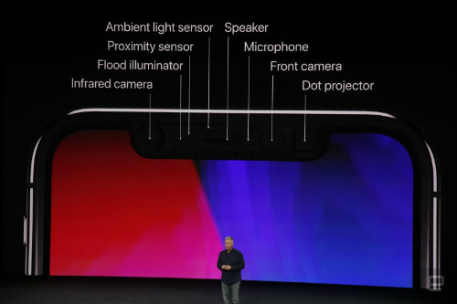 Vết lõm trên màn hình iPhone X chứa “vũ khí” gì? - 1