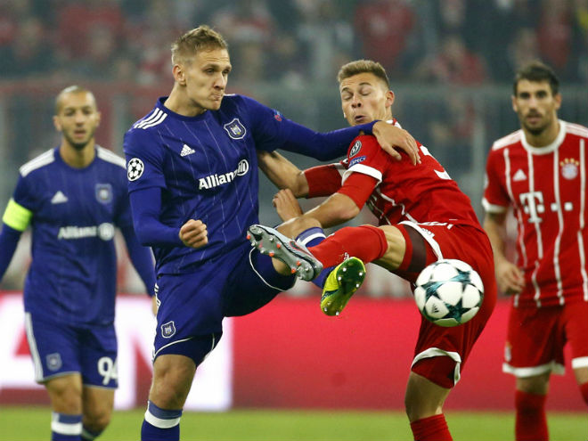 Bayern Munich - Anderlecht: Thẻ đỏ rồi vỡ trận phút 12 - 1