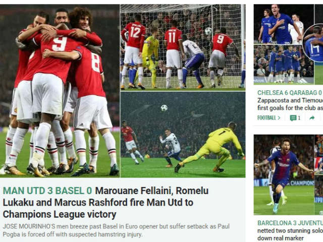 Báo chí Anh: Nổ vang trời MU & Chelsea đại thắng 9 sao