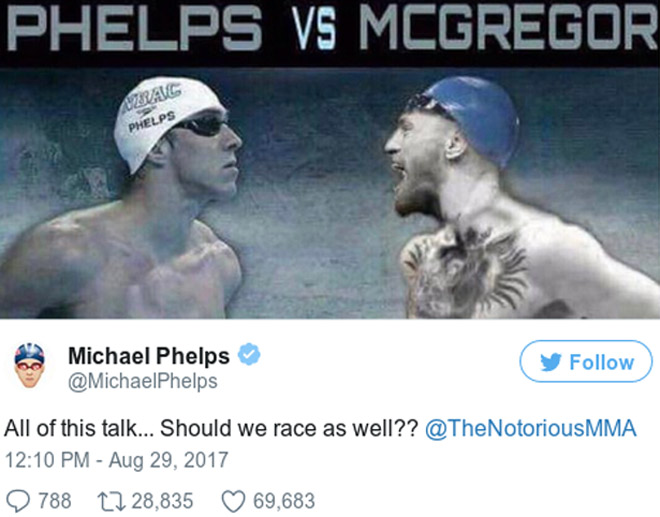 M.Phelps đua với cá mập, đấu McGregor: Khán giả sốc lần 2 - 2