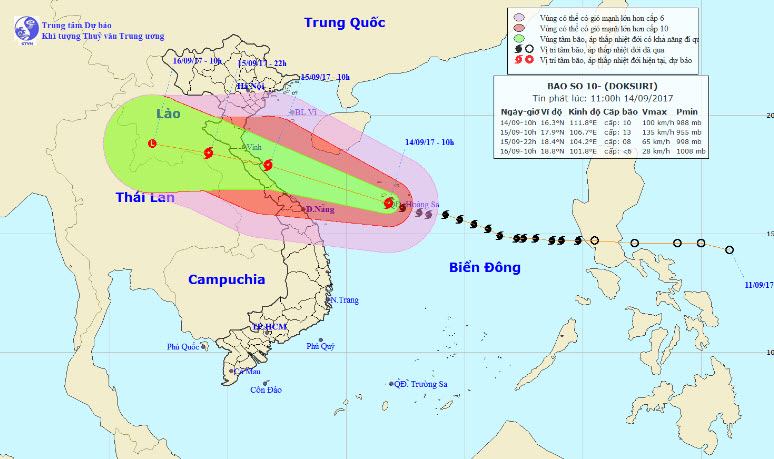 Bão số 10: Phó Thủ tướng yêu cầu sơ tán dân tại vùng nguy hiểm - 1