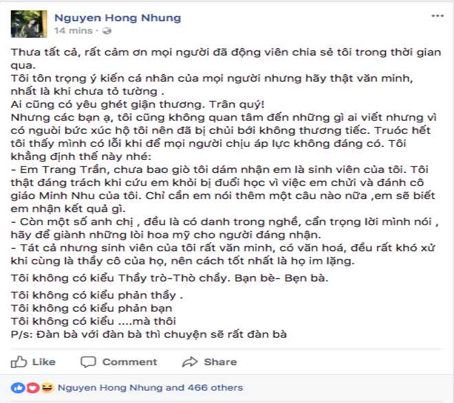 Bênh vực NSND Anh Tú, Trang Trần tranh cãi nảy lửa với vợ Xuân Bắc - 2