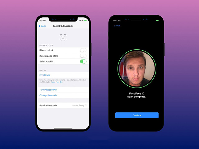 Cách khai báo Face ID cho Apple Pay trên iPhone X