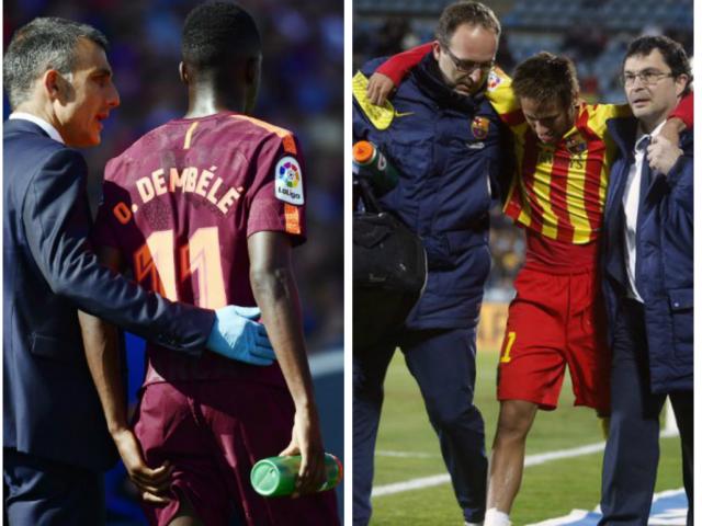 “Bom tấn” Dembele gặp họa như Neymar nghỉ 4 tháng, Barca lo ngay ngáy