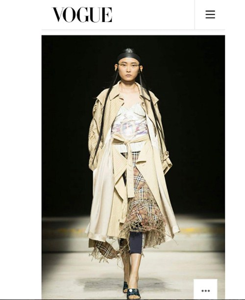 Ngày đầu ra quân tại London Fashion Week, Kim Nhung chễm trệ xuất hiện trên tạp chí Vogue danh giá - 1