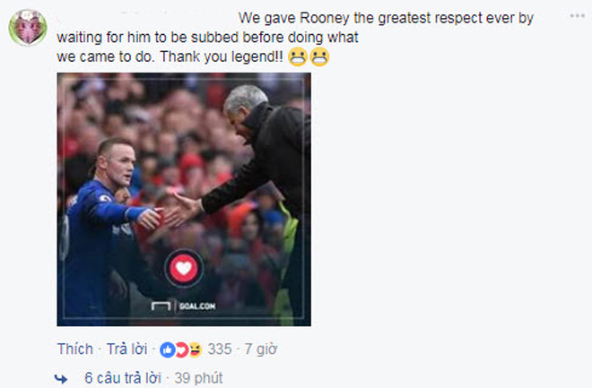 Triệu fan MU an ủi Rooney: Rời sân mới dám &#34;hủy diệt&#34; Everton - 2