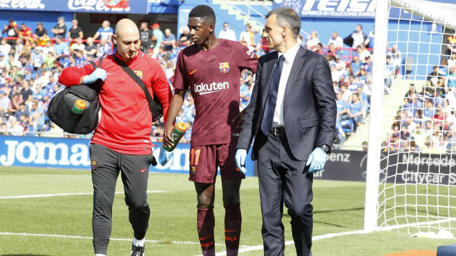Barca mất Dembele 4 tháng: Tiết kiệm 10 triệu euro, Messi làm quân sư - 1