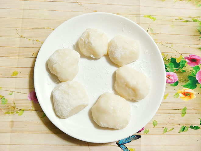 Công thức làm bánh mochi nhân đậu đỏ mềm dẻo, đơn giản tại nhà - 6