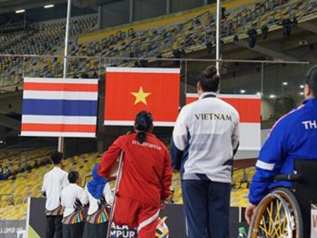 Việt Nam đón ”cơn mưa Vàng” qua mặt Thái Lan tại Para Games
