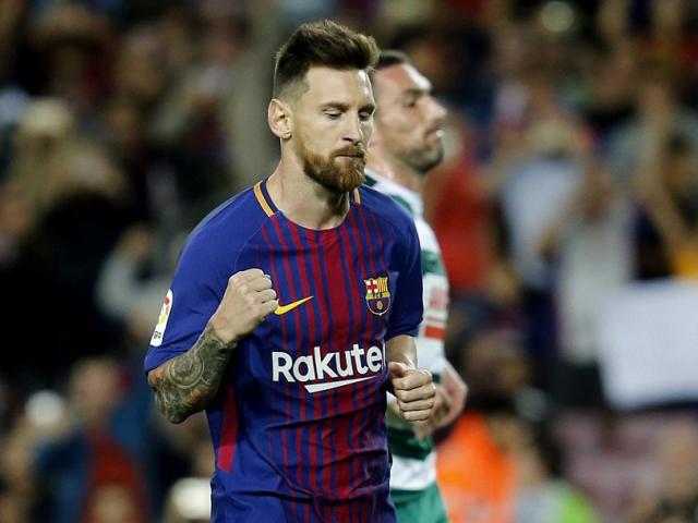 Barca thắng hủy diệt: Messi lập poker, cán những mốc son chói lọi