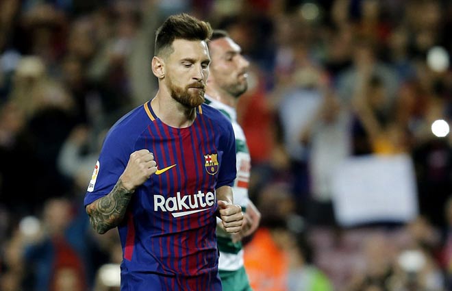 Barca thắng hủy diệt: Messi lập poker, cán những mốc son chói lọi - 1