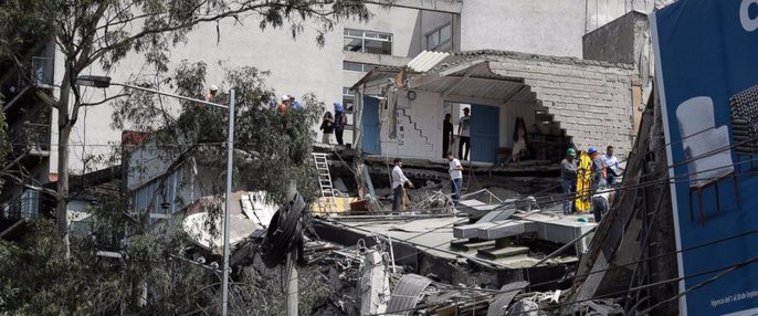 Động đất mạnh giáng xuống Mexico, hơn 130 người chết - 1