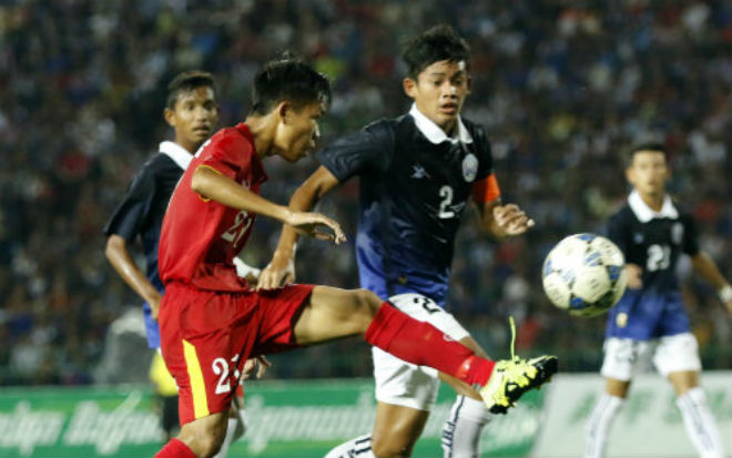 U16 Việt Nam - U16 Campuchia: 10 chiến binh rực rỡ 7 bàn thắng - 1