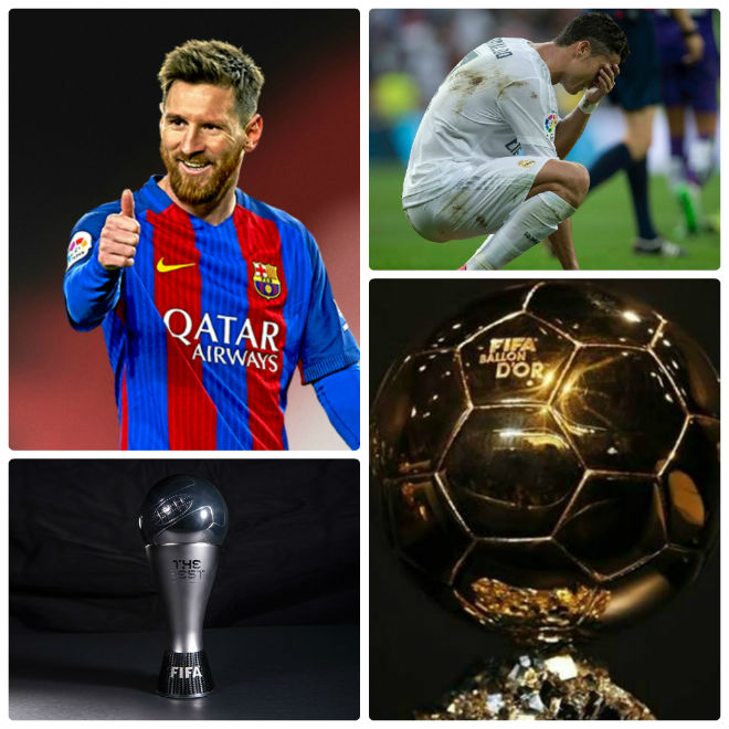 Messi 9 - Ronaldo 0: Cuộc đua Quả bóng vàng, FIFA The Best sẽ có biến? - 1