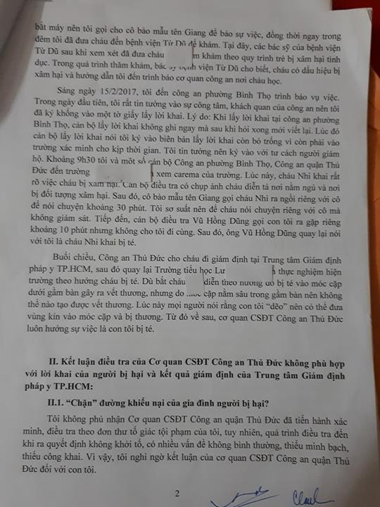 Mẹ kêu cứu khắp nơi vì nghi con gái 7 tuổi bị xâm hại, công an nói do bị vấp ngã - 2
