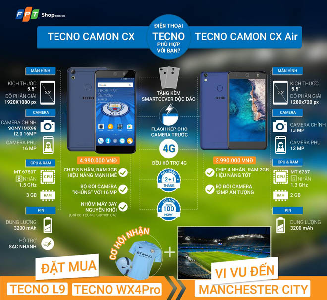 Lý do bạn nên sở hữu smartphone Tecno ngay hôm nay tại FPT Shop - 2