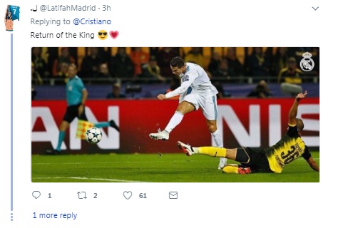 Real hạ Dortmund, triệu fan gọi Ronaldo là “Sự trở về của nhà Vua” - 2