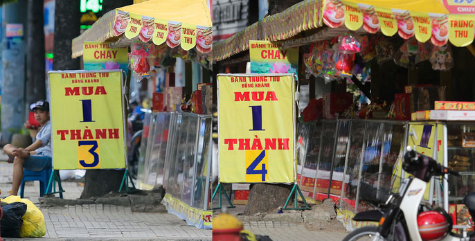 Thực hư bánh trung thu mua 1 tặng 3, 4 - 8