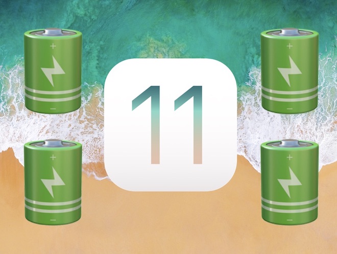 Bí quyết tiết kiệm pin với iOS 11 - 1