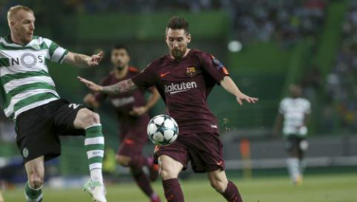 Chi tiết Sporting Lisbon – Barcelona: Căng mình giữ thành quả (KT) - 4