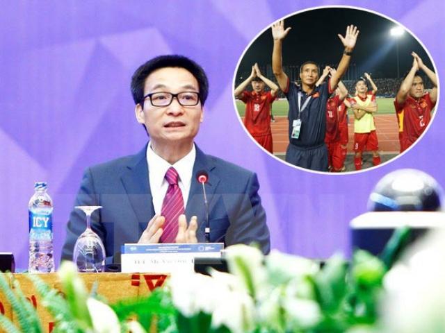 Phó Thủ tướng nhấn mạnh xử lý các “điểm nóng” bóng đá Việt Nam