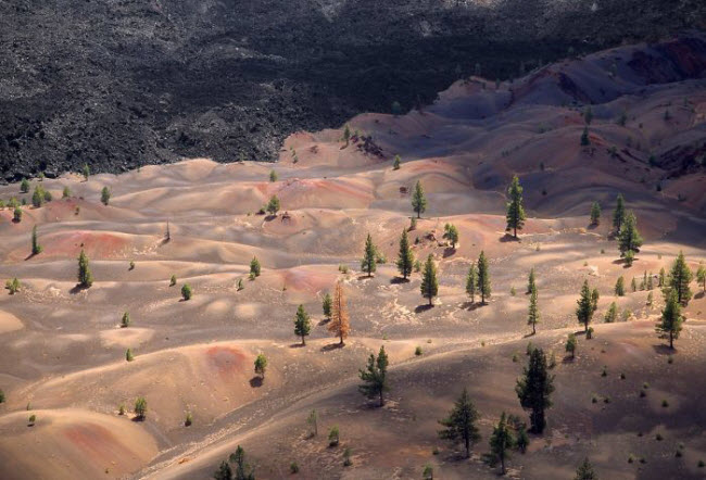 Những cồn cát sắc màu khiến nhiều người nhầm tưởng với phong cảnh trên hành tinh khác.