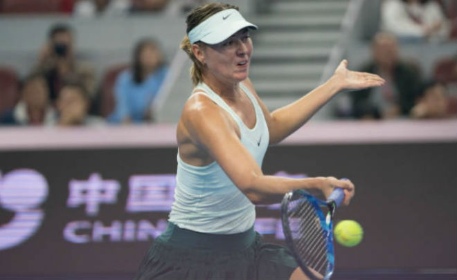 Sharapova - Sevastova: Siêu kịch tính 3 tiếng, 2 màn đấu súng (Vòng 1 China Open) - 1