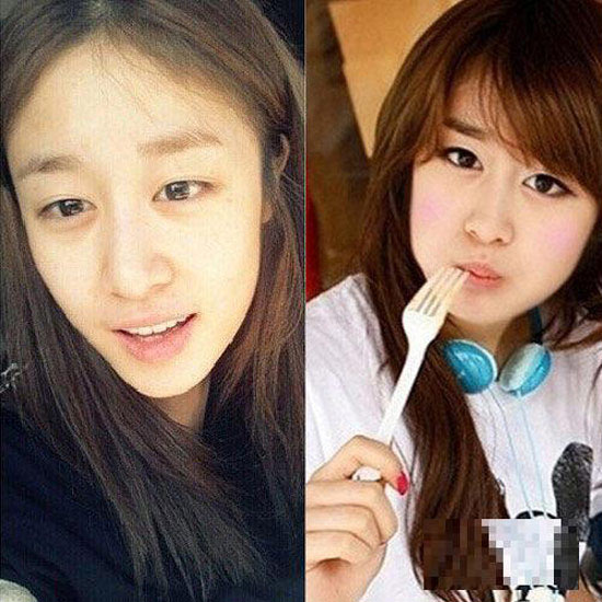 Ngỡ ngàng ảnh sao Hàn trước, sau make up - 2