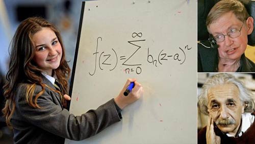 Nữ sinh 12 tuổi thông minh hơn Einstein - 1