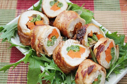 Món ngon từ thịt gà và đậu cô ve - 10