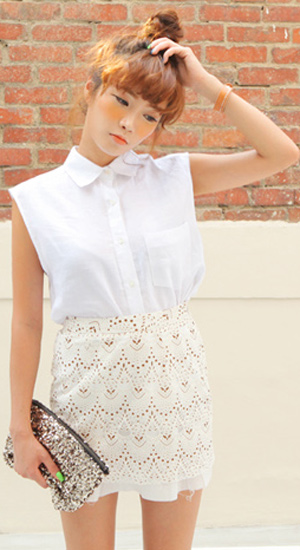 Cập nhật 5 mẫu váy ren mốt nhất thu - 3