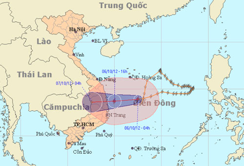 Bão số 7 đe dọa miền Trung - 1