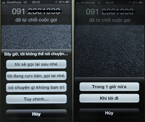 Cách từ chối cuộc gọi lịch sự trên iOS 6 - 3