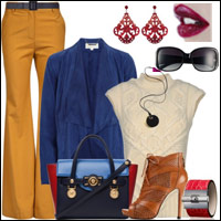 Thời trang công sở - Quần ống vẩy kéo dài chân cho nữ công sở