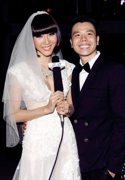 Ngọc Quyên vẫn sexy khi làm cô dâu - 7